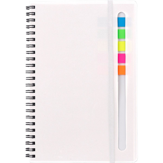 Promotional Notebook with sticky notes - Image 3