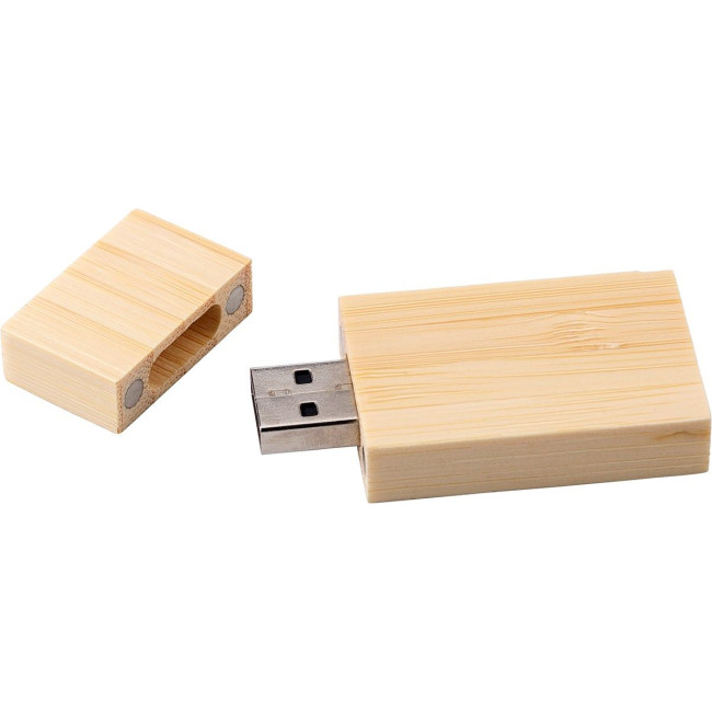 Promotional Bamboo USB drive - Image 3