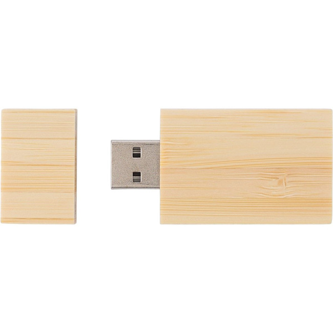 Promotional Bamboo USB drive - Image 1