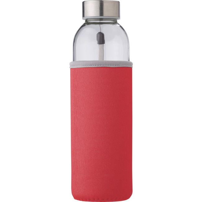 Promotional Glass bottle with sleeve 500ml - Image 3