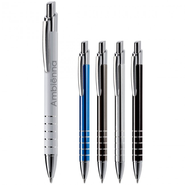 Promotional Talagante aluminium ball pen 5 rings - Image 2