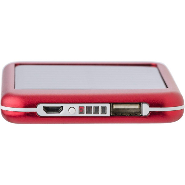 Promotional Aluminium solar power bank - Image 2