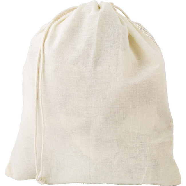 Promotional Organic cotton drawstring mesh bag - Image 3