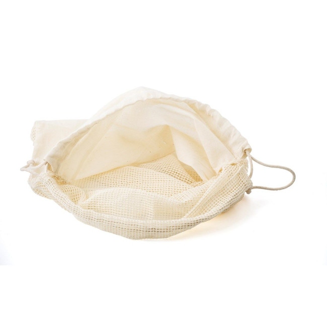 Promotional Organic cotton drawstring mesh bag - Image 5