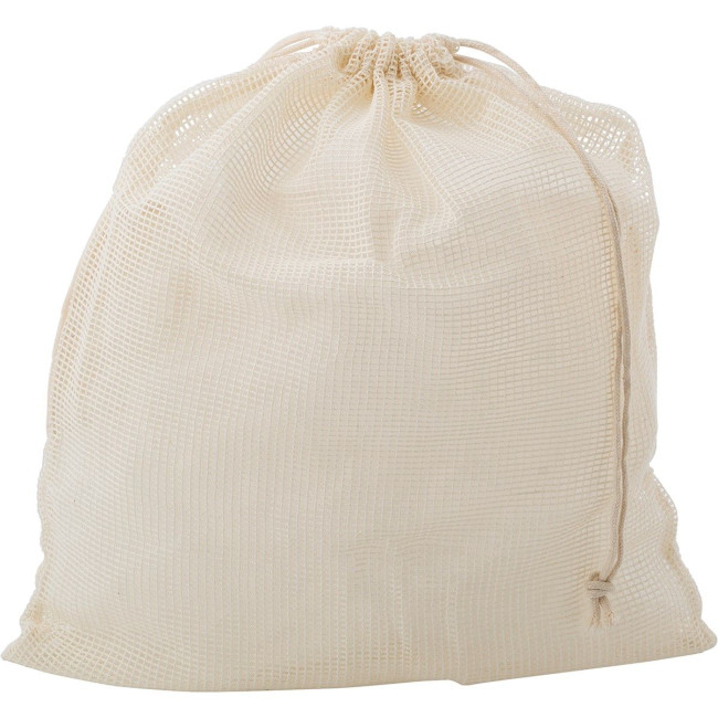 Promotional Natural cotton mesh bags - Image 2