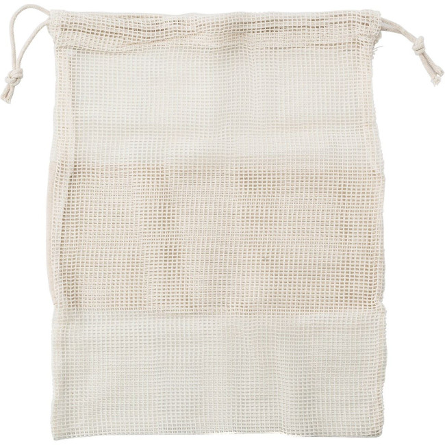 Promotional Natural cotton mesh bags - Image 4