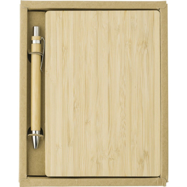 Promotional Bamboo covered notebook - Image 2