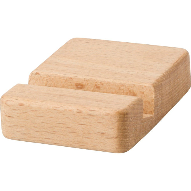 Promotional The Osea Beech Wood Phone Holder - Image 1