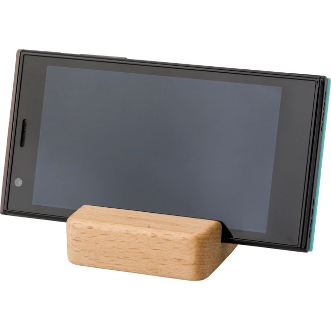 Promotional The Osea Beech Wood Phone Holder - Image 3