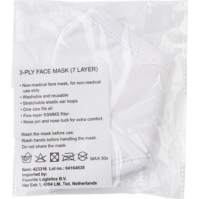 Promotional 3 Ply face mask with 7 layers - Image 6