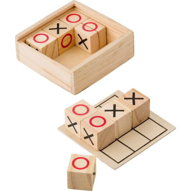 Promotional Wooden Tic Tac Toe game - Image 3