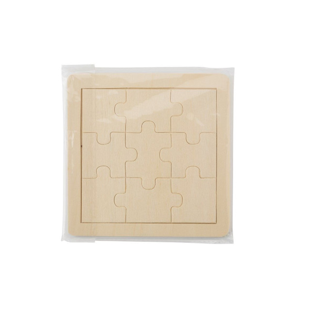 Promotional Wooden nine piece puzzle - Image 2