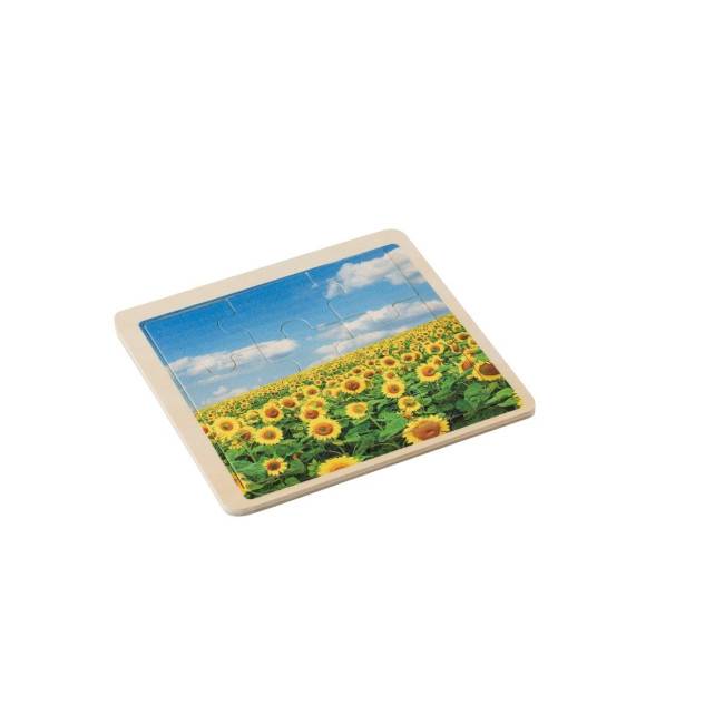 Promotional Wooden nine piece puzzle - Image 8