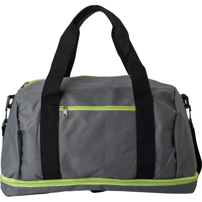 Promotional Polyester (600D) sports bag - Image 7