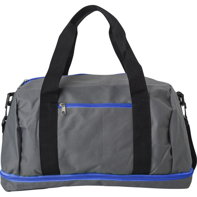 Promotional Polyester (600D) sports bag - Image 6