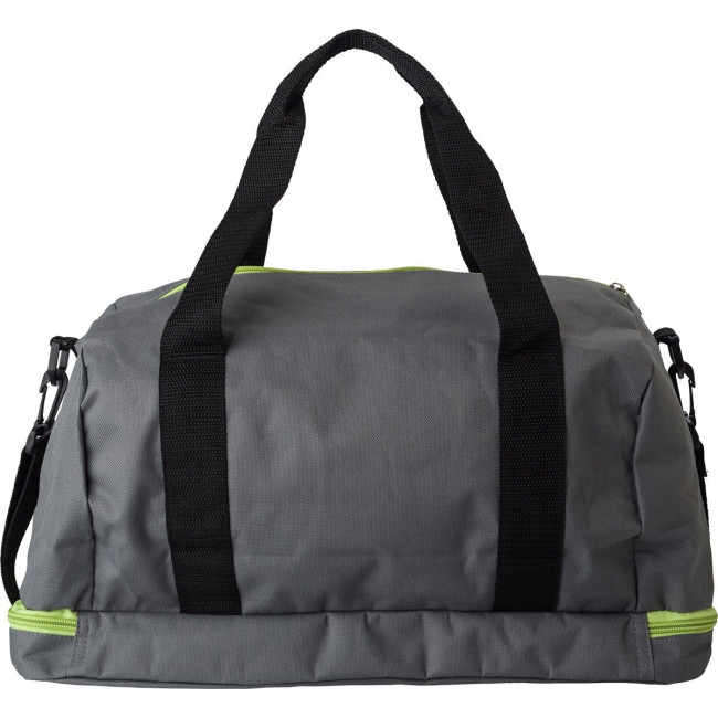 Promotional Polyester (600D) sports bag - Image 4