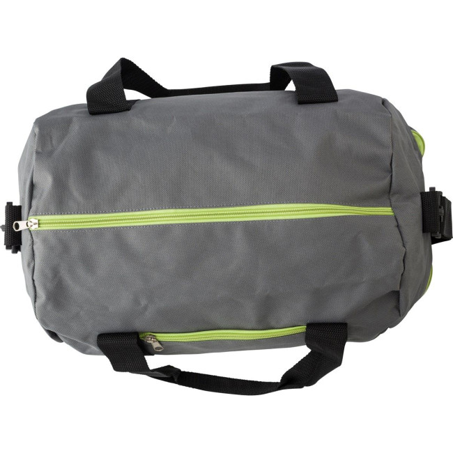 Promotional Polyester (600D) sports bag - Image 3