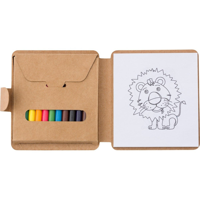 Promotional Cardboard colouring set - Image 4