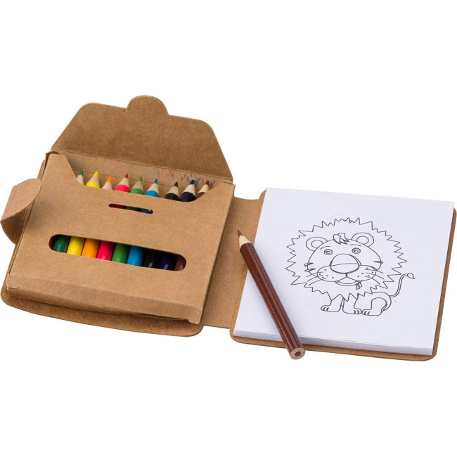 Promotional Cardboard colouring set - Image 6