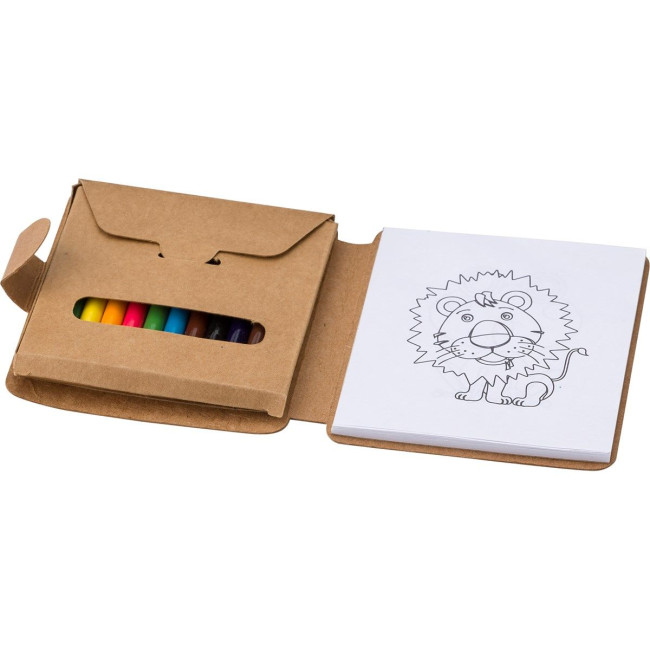 Promotional Cardboard colouring set - Image 7