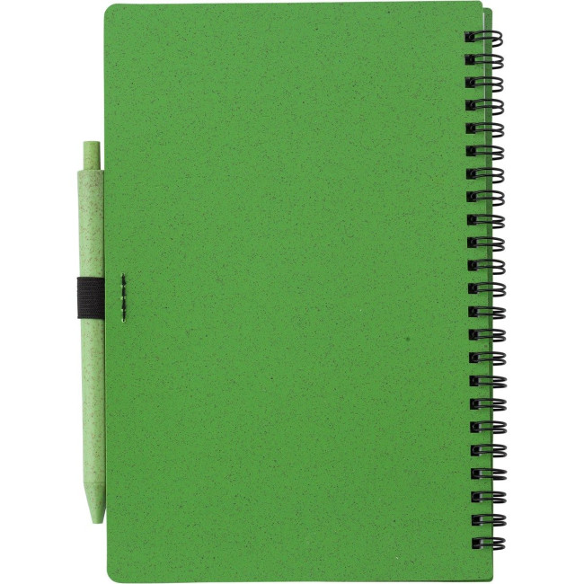 Promotional Wheat straw A5 notebook with pen - Image 7