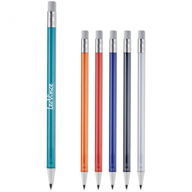 Promotional Illoc pencil transparent with eraser - Image 2