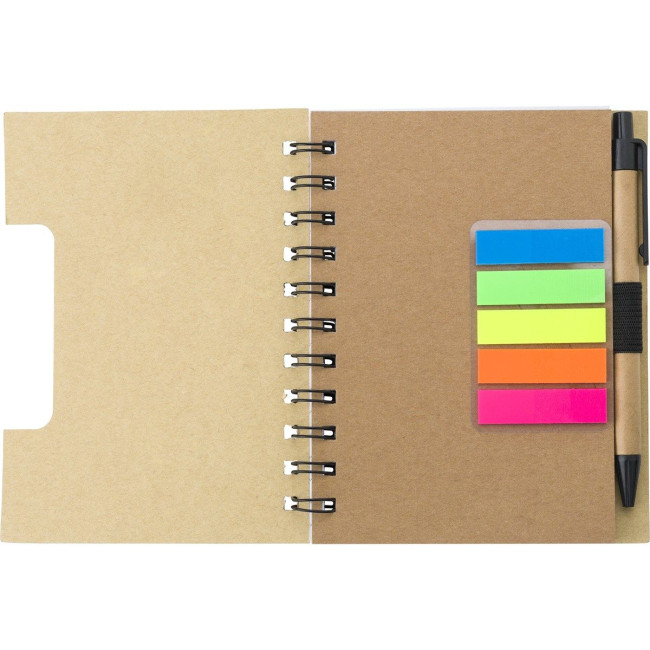 Promotional Wire bound notebook with ballpen - Image 3