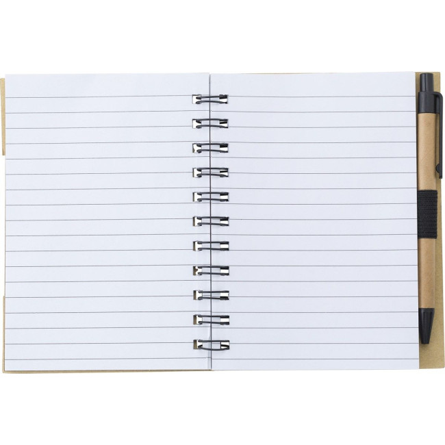 Promotional Wire bound notebook with ballpen - Image 4