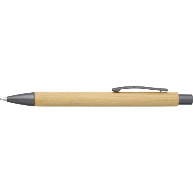 Promotional Bamboo & plastic ballpen - Image 3