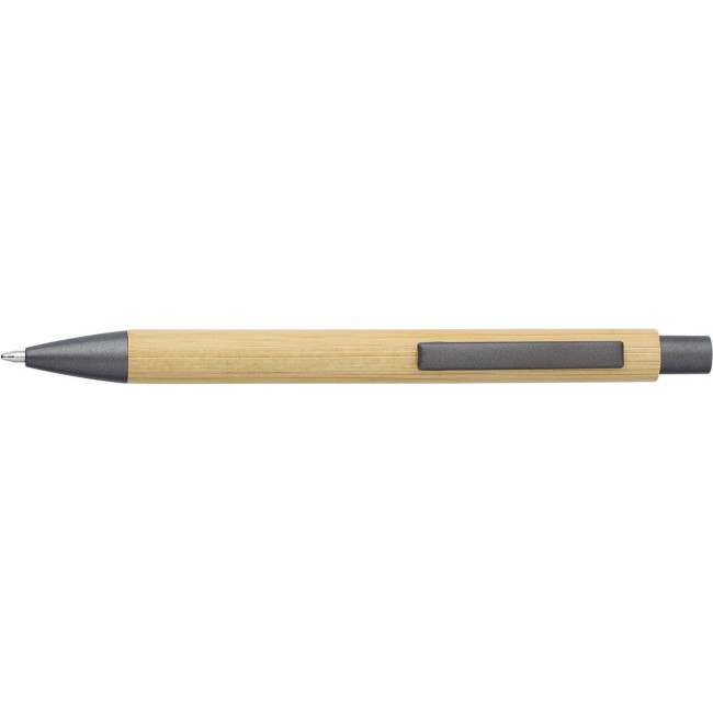 Promotional Bamboo & plastic ballpen - Image 2