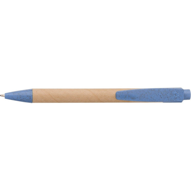 Promotional Cardboard & wheat straw ballpen - Image 4