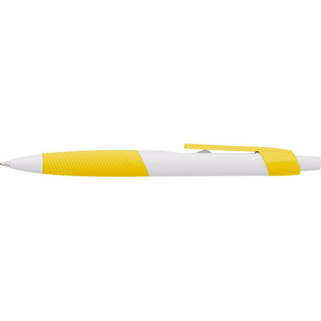 Promotional Plastic ballpen with rubber grip - Image 2