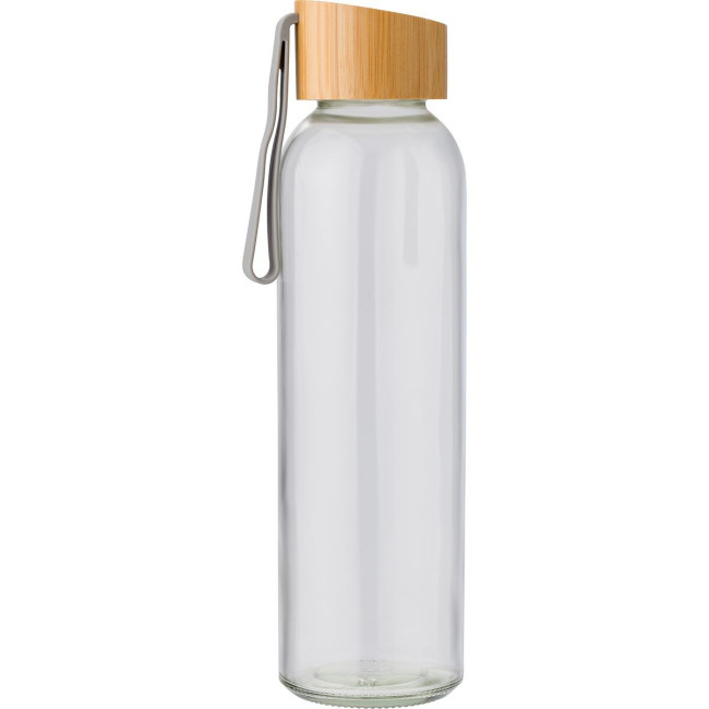 Promotional Glass drinking bottle 600ml - Image 3