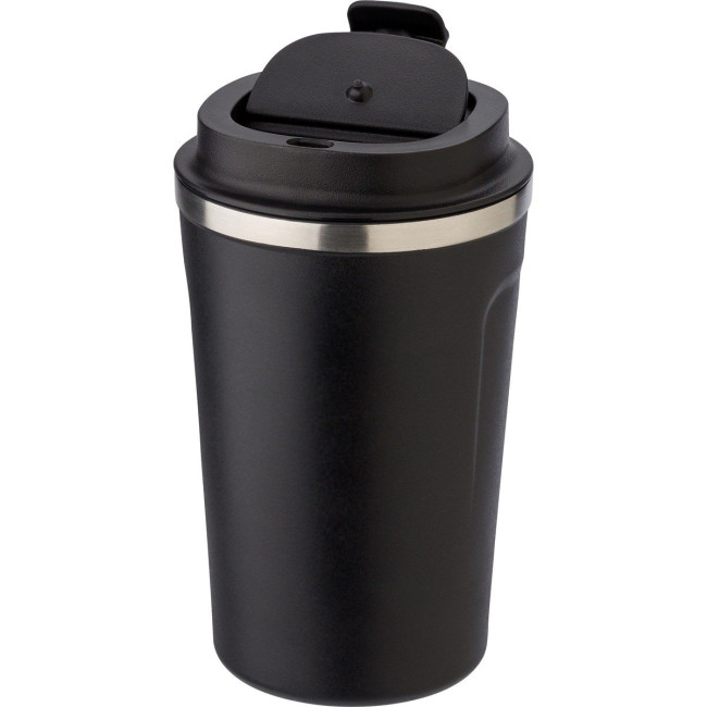 Promotional Stainless steel double walled mug 380ml - Image 2