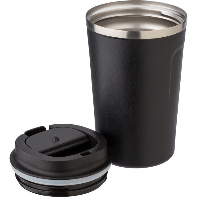 Promotional Stainless steel double walled mug 380ml - Image 3