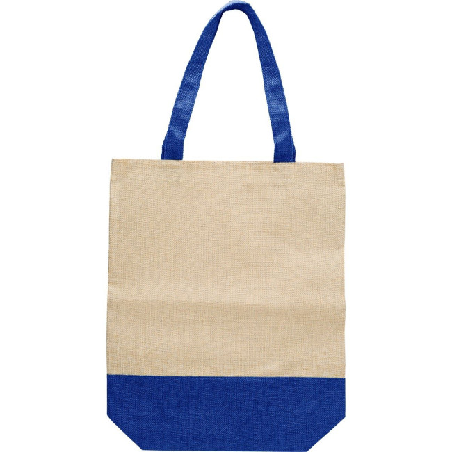 Promotional Imitation linen shopping bag - Image 1