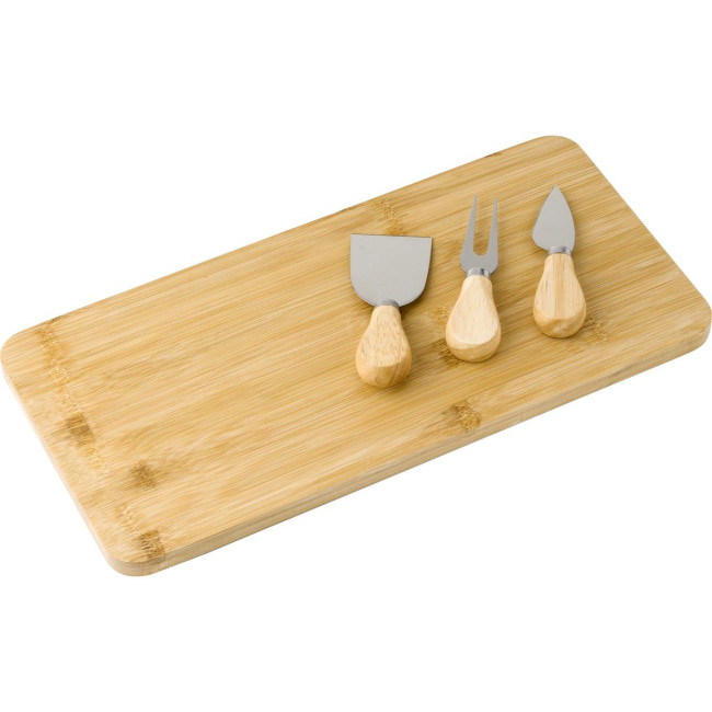 Promotional Bamboo cheese board - Image 2