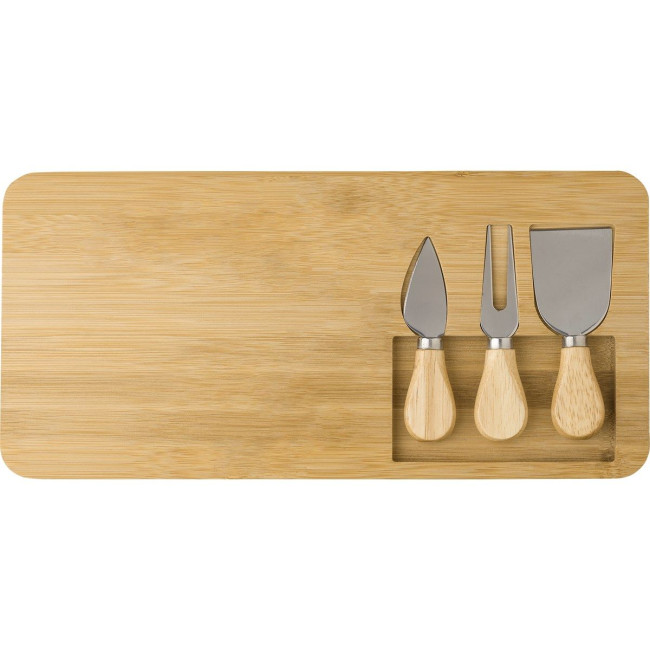 Promotional Bamboo cheese board - Image 4