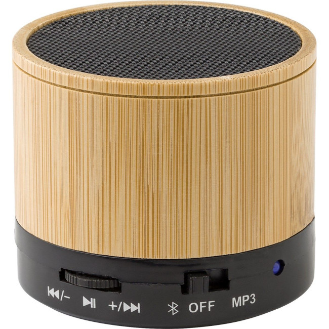 Promotional Bamboo wireless speaker - Image 1