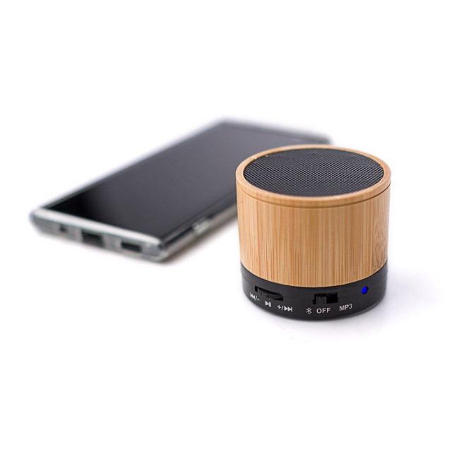 Promotional Bamboo wireless speaker - Image 6