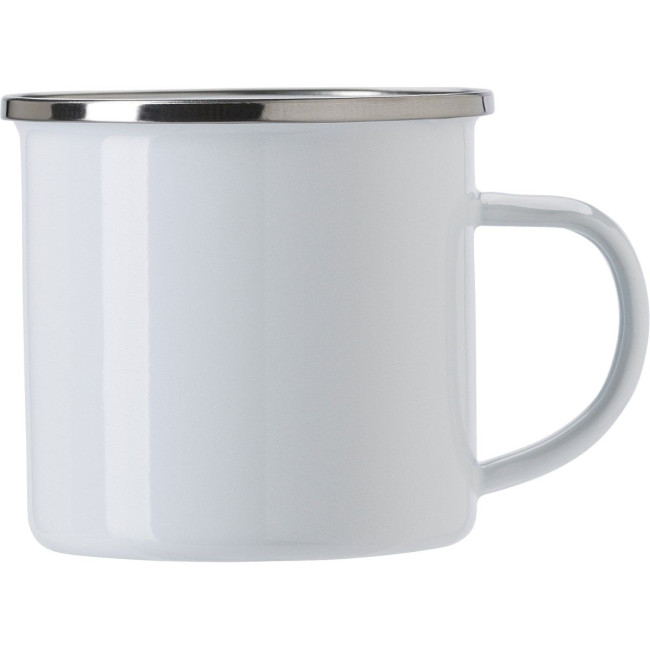 Promotional Enamel drinking mug 350ml - Image 3