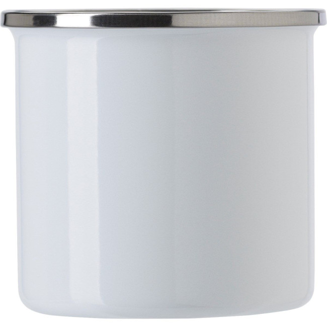 Promotional Enamel drinking mug 350ml - Image 2