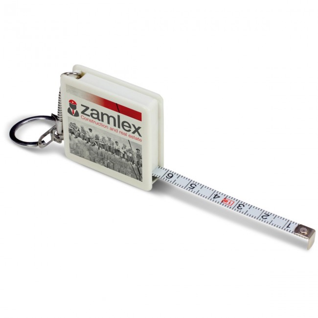 Promotional Tape measure with key ring - Image 2