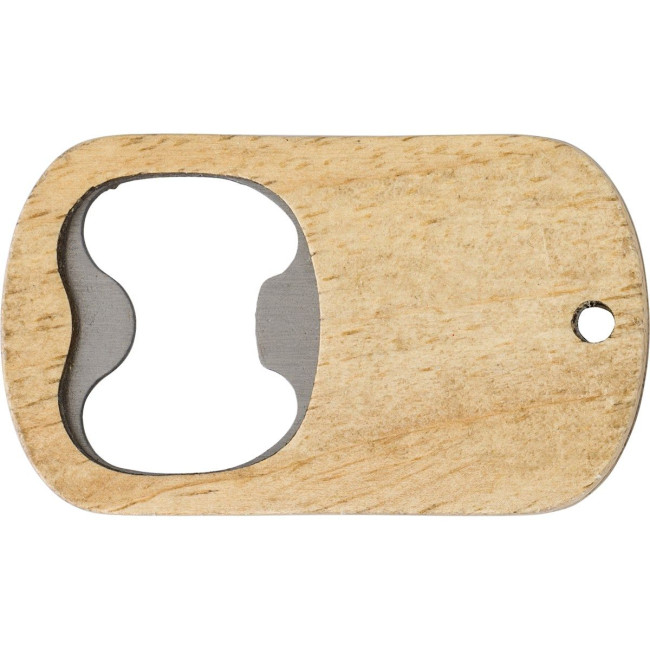 Promotional Beechwood bottle opener - Image 2