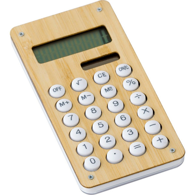 Promotional Bamboo calculator - Image 1