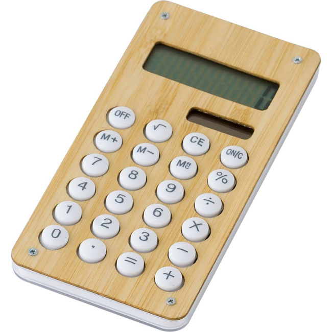 Promotional Bamboo calculator - Image 2