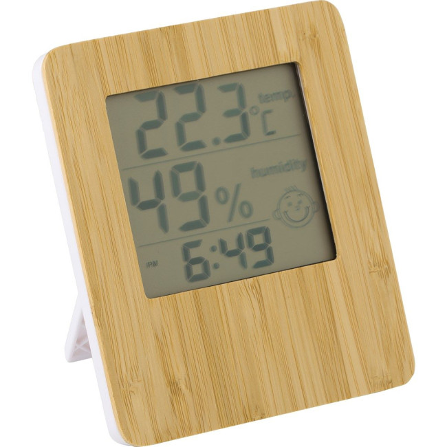 Promotional Bamboo weather station - Image 1