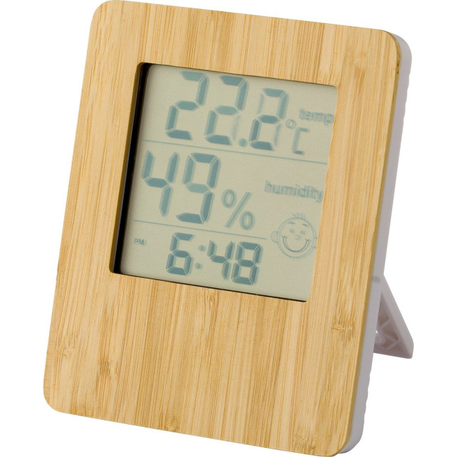 Promotional Bamboo weather station - Image 2