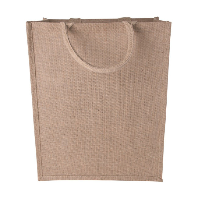 Promotional Jute bag standing model - Image 1