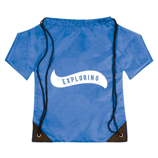 Promotional Nylon backpack T-shirt - Image 1